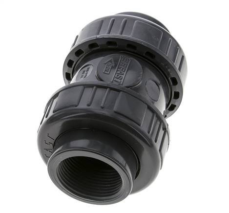 Válvula de retención de PVC Rp 1 1/4'' 0,012-16bar