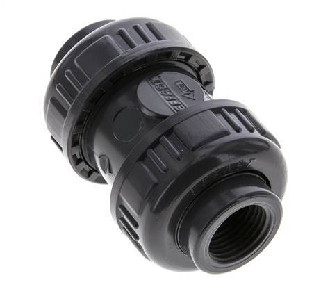Válvula de retención de PVC Rp 1/2'' 0,012-16bar