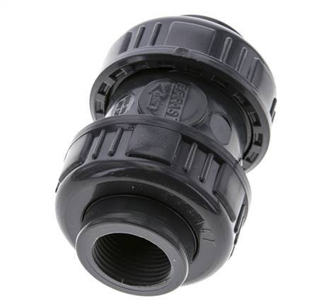 Válvula Antirretorno PVC Rp 3/4'' 0.012-16bar (0.17-232psi)