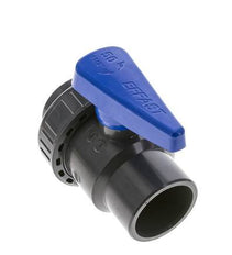 Válvula de bola de PVC de 2 vías Unión simple 50 mm Socket EPDM