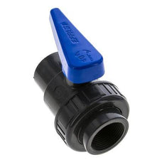 PVC 2-way Ball Valve Single Union Rp 1 1/4'' EPDM