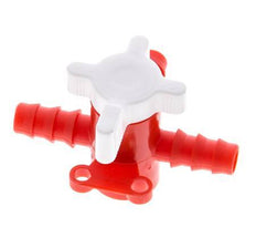 PE 3-way Ball Valve 3/8'' (9 mm) Hose Barbs