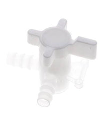 Válvula de bola de 3 vías de PVDF 10 mm Hose Barbs