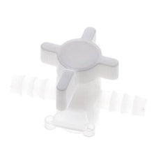 Válvula de bola de 3 vías de PVDF 10 mm Hose Barbs