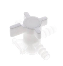 Válvula de bola de 3 vías de PVDF 10 mm Hose Barbs