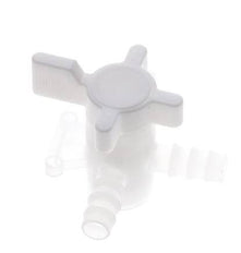 Válvula de bola de 3 vías de PVDF 10 mm Hose Barbs