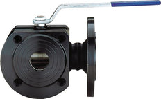 Flanged Ball Valve 3-Way L-port DN80 PN16 Steel Reduced Bore