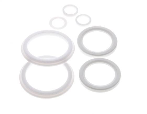 Juego de Reparación para Válvula de Bola de Brida de 3 Vías de Acero Inoxidable DN25