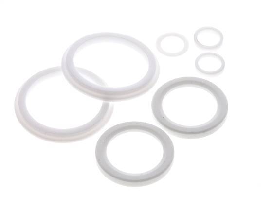 Juego de Reparación para Válvula de Bola de Brida de 3 Vías de Acero Inoxidable DN65