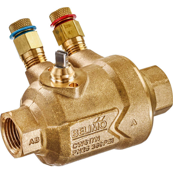 Belimo PI Zone Valve Rp1 Kvs2.1 24VAC/DC 75s 2/3-point 1Nm IP40 Terminal Measuring Ports C225QPT-G/CQ24A-T