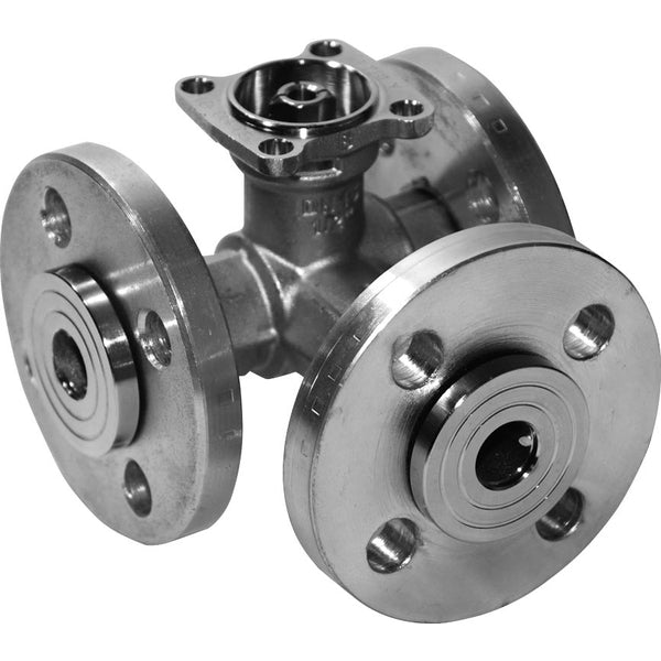Belimo 3-Way Characterized Valve DN15 Flange Kvs4 100-240VAC Fail-Safe 35s 3-point 5Nm IP54 R7015R4-B1/NRFD230A-3