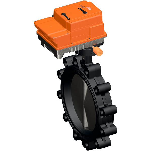 Belimo Válvula Mariposa DN250/PN16 Lug 24VAC/DC Modulante A Prueba De Fallos GGG40 EPDM IP67 ISO 5211 BACnet 35s 160Nm D6250WL/PRKCA-BAC-S2-T-250