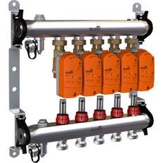 Colector Belimo 5 X Válvulas De Zona 24VAC/DC 75s 2-10V 1Nm IP40 Terminal EM-ECQ-05F/CQ24A-SR-T