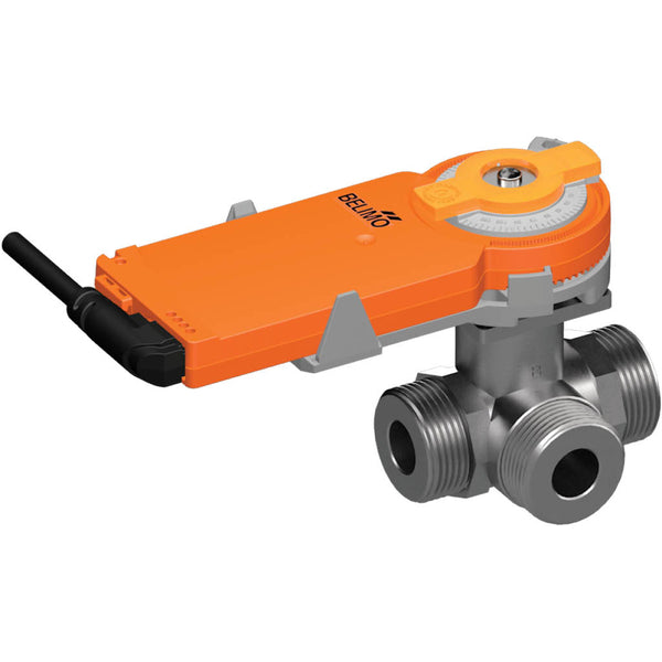 Belimo Válvula De Bola De 3 Vías G1-1/4 Kvs21 24VAC/DC 75s 2/3-Punto 2Nm IP54 R520/KR24