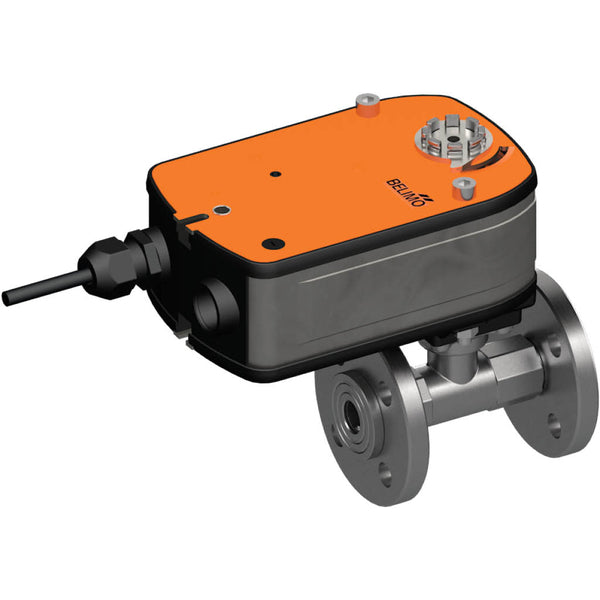 Belimo Válvula De Bola DN20 Brida Kvs32 24VAC/DC Prueba De Fallos NO 75s 2-Punto 4Nm IP54 R6020R-B1/LRF24-O