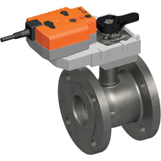 Belimo Characterized Valve DN65 Flange Kvs63 24VAC/DC Fail-Safe NC/NO 150s 2-point 40Nm IP54 R6065W63-S8/GRK24A-5