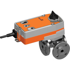 Belimo 3-Way Characterized Valve DN20 Flange Kvs6.3 24VAC/DC Fail-Safe NO 90s 2-10V 10Nm IP54 R7020R6P3-B1/NRF24A-SR-O