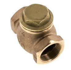 G 1-1/4'' Latón Rojo Válvula De Retención De Pistón 20 Bar (290 Psi) Alta Resistencia