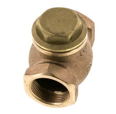 G 1-1/4'' Latón Rojo Válvula De Retención De Pistón 20 Bar (290 Psi) Alta Resistencia