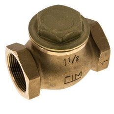 G 1-1/2'' Red Brass Lift Check Valve 20 bar (290 psi) Heavy Duty