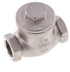 G 1/2'' Stainless Steel Swing Check Valve 16 bar (232 psi) Metal Seal