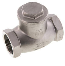 G 1-1/4'' Stainless Steel Swing Check Valve 16 bar (232 psi) Metal Seal