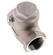 G 2-1/2'' Stainless Steel Swing Check Valve 16 bar (232 psi) Metal Seal