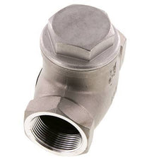 G 2-1/2'' Stainless Steel Swing Check Valve 16 bar (232 psi) Metal Seal