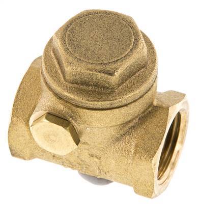 G 1/2'' Latón Válvula Antirretorno De Clapeta 12 Bar (174 Psi) Sello Metálico