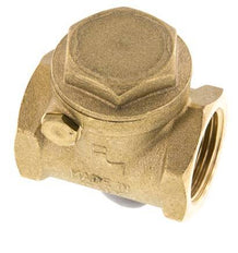 G 1'' Latón Válvula Antirretorno De Clapeta 12 Bar (174 Psi) Sello Metálico