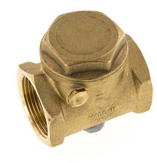 G 1-1/4'' Latón Válvula Antirretorno De Clapeta 10 Bar (145 Psi) Sello Blando NBR