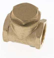 G 1-1/2'' Latón Válvula Antirretorno De Clapeta 10 Bar (145 Psi) Sello Blando