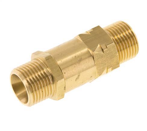 G 3/8'' Male Threaded Brass Check Valve 0.4-40 bar (5.8-580 psi)