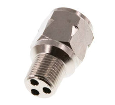 R/Rp 1/8'' M/F Mini Válvula Antirretorno Niquelado Latón 10 Bar (145 Psi) NBR Con Resorte