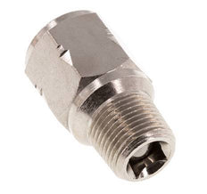 R/Rp 3/8'' M/F Mini Válvula Antirretorno Niquelada Latón 10 Bar (145 Psi) FKM Sin Resorte