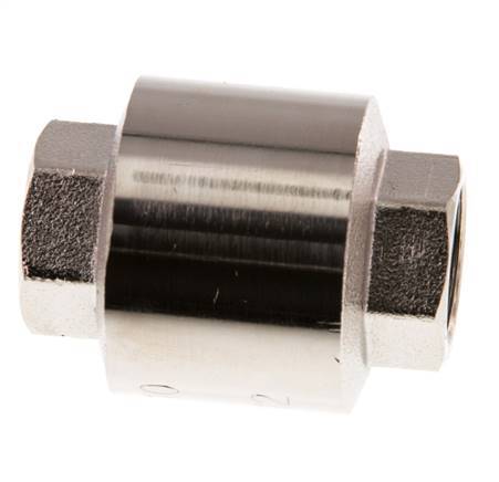 G 3/8'' Latón. Niquelado Válvula Antirretorno 12 Bar (174 Psi)