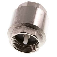 G 1-1/4'' Válvula Antirretorno Niquelado Latón 10 Bar (145 Psi)