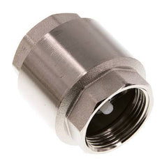 G 1-1/4'' Válvula Antirretorno Niquelado Latón 10 Bar (145 Psi)