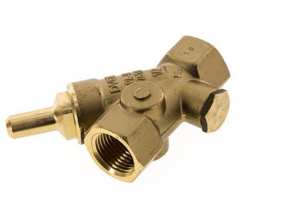 Rp 1/2'' Brass Y Check Valve 16 bar (232 psi) NBR