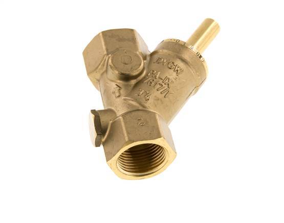 Rp 3/4'' Latón Válvula De Retención Tipo Y 16 Bar (232 Psi) NBR