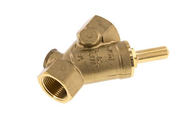 Rp 3/4'' Latón Válvula De Retención Tipo Y 16 Bar (232 Psi) NBR