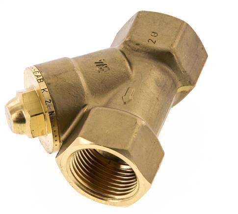 Rp 3/4'' Latón Válvula De Retención Tipo Y 10 Bar (145 Psi) NBR