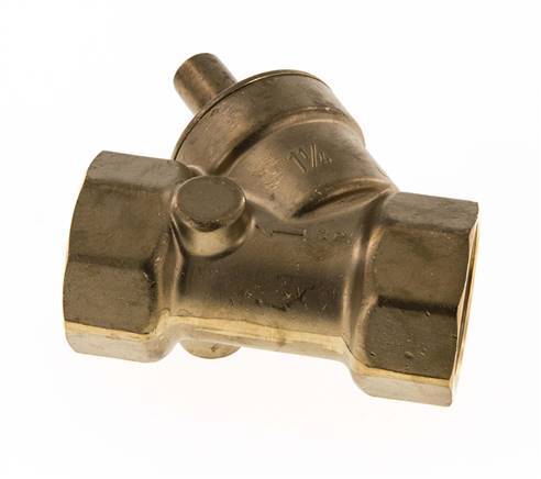 Rp 1-1/4'' Brass Y Check Valve 10 bar (145 psi) NBR