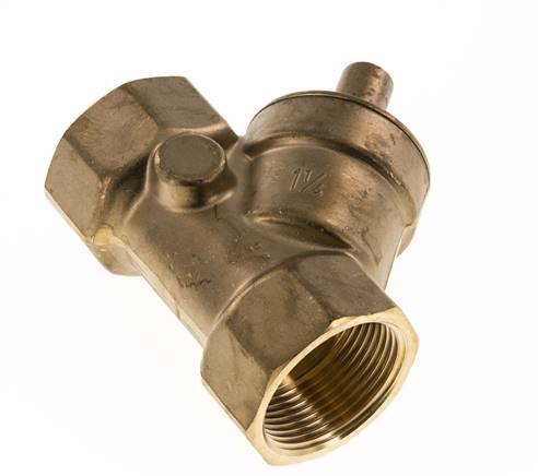 Rp 1-1/4'' Brass Y Check Valve 10 bar (145 psi) NBR