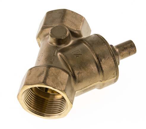 Rp 1-1/4'' Brass Y Check Valve 10 bar (145 psi) NBR