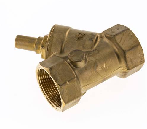 Rp 1-1/2'' Brass Y Check Valve 10 bar (145 psi) NBR