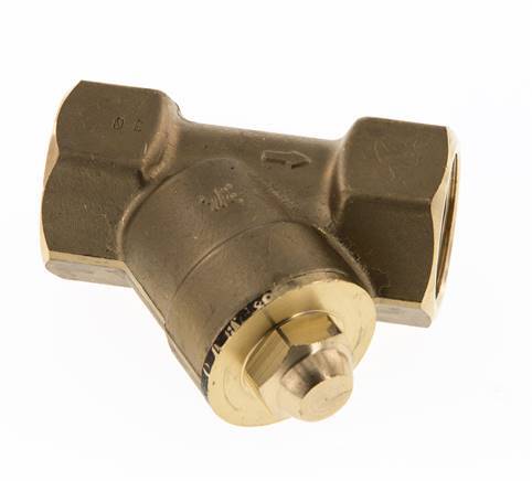 Rp 1-1/4'' Brass Y Check Valve 16 bar (232 psi) FKM