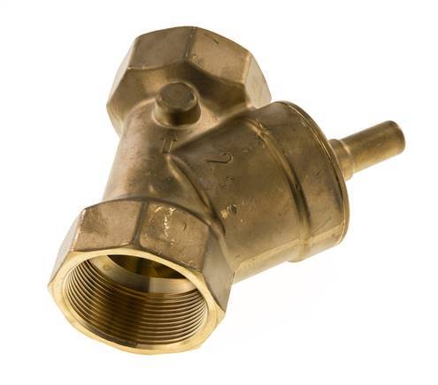 Rp 1-1/2'' Brass Y Check Valve 16 bar (232 psi) FKM