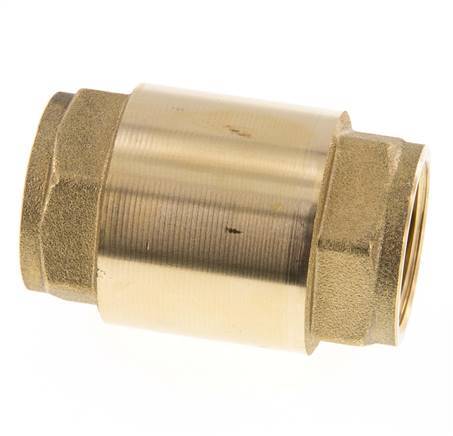 G 1'' Brass Check Valve For Vacuum -0.95..25 bar (-13.7..362.5 psi)