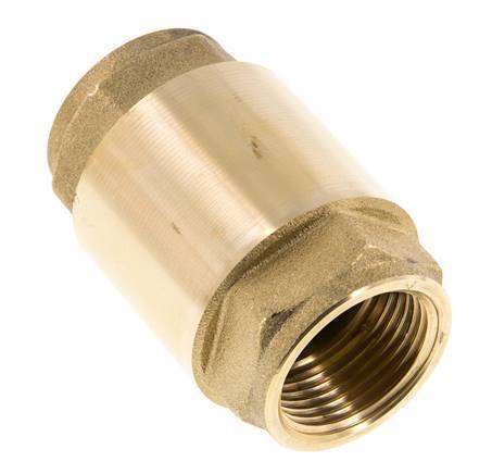 G 1'' Brass Check Valve For Vacuum -0.95..25 bar (-13.7..362.5 psi)